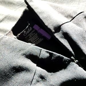 Selé stretch side zip pencil skirt